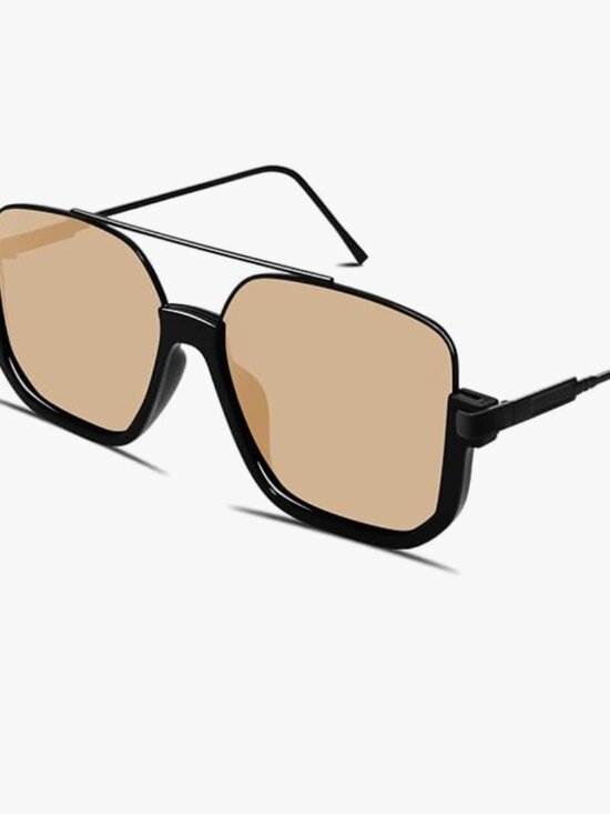 Square Double Bridge Pilot Sunglasses main image 6
